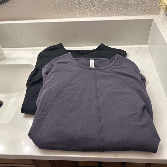 Bundle of 2 Fit and Flare Fleece Long Sleeve Tunics -Cozy! - Picture 7 of 10